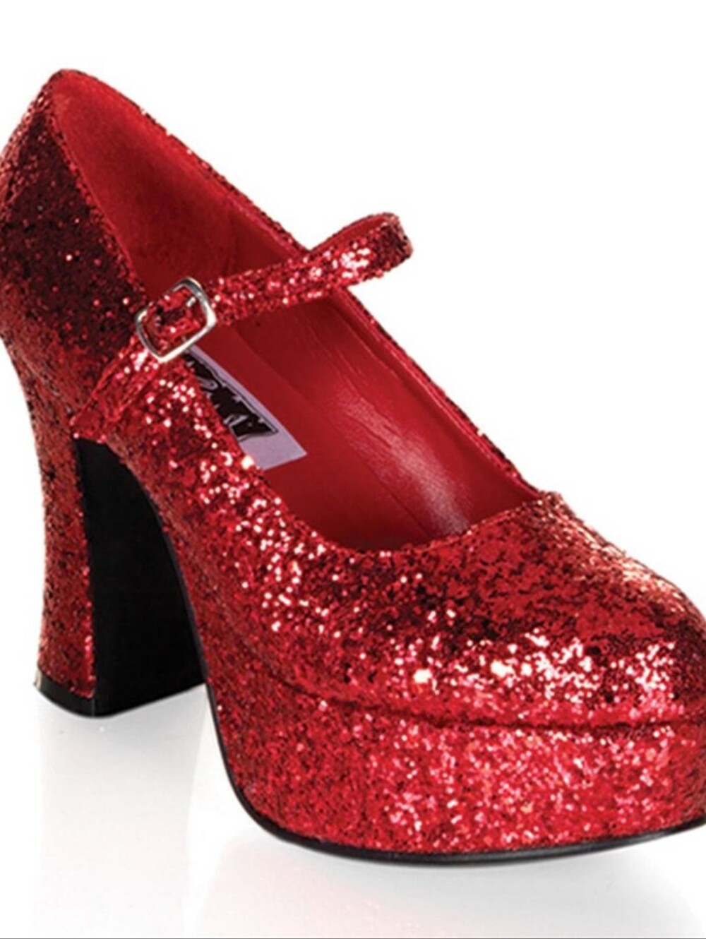 Maryjane-women Red Glitter Funtasma